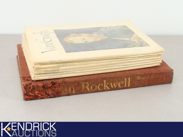 7 - 1950s Abrams Art Books, and Norman Rockwell Art Book