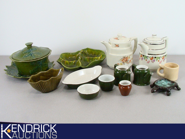 Large Lot of Collectible Mid Century Pottery Dishes