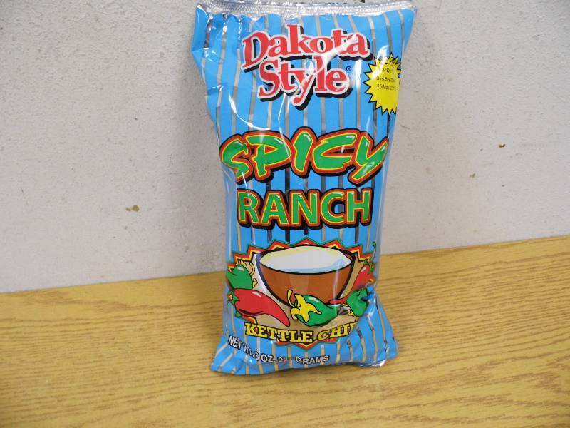 6 Bags - Dakota Style Kettle Chips - Spicy Ranch