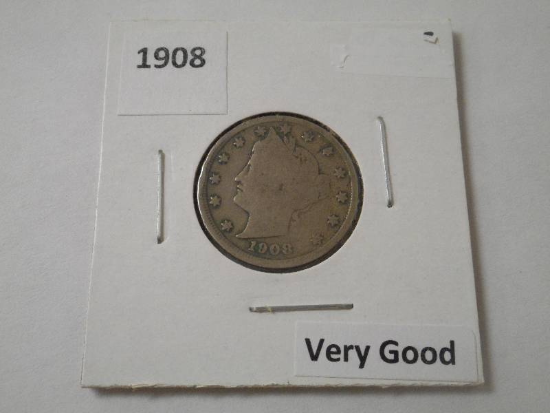 1908 Liberty Head Nickel, Very Good...