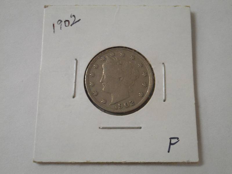 1902 Liberty Head Nickel, Fine Grad...