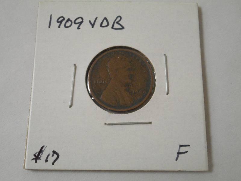 1909 VDB Lincoln Wheat Cent, Fine G...