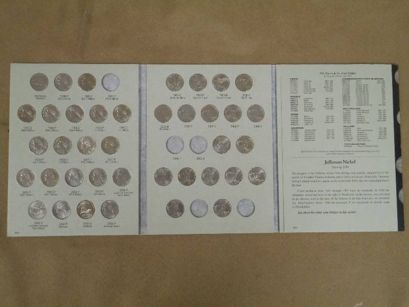 Harris Jefferson Nickel Coin Folder...