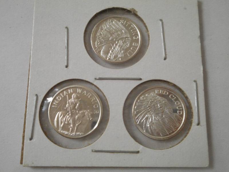 (3) Miniature Commemorative Coins ...