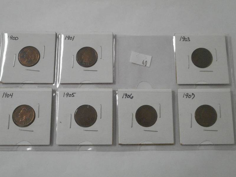 Indian Head Cents 1900, 1901, 1903...