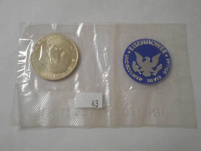 1971-S Eisenhower Silver Dollar, US...