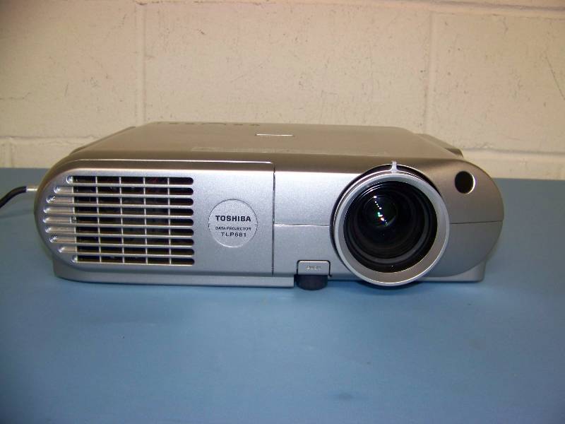 lot 14 image: Toshiba, TLP681U, LCD Projector with integrated Document Camera, Remote Control, Cables and Travel Bag