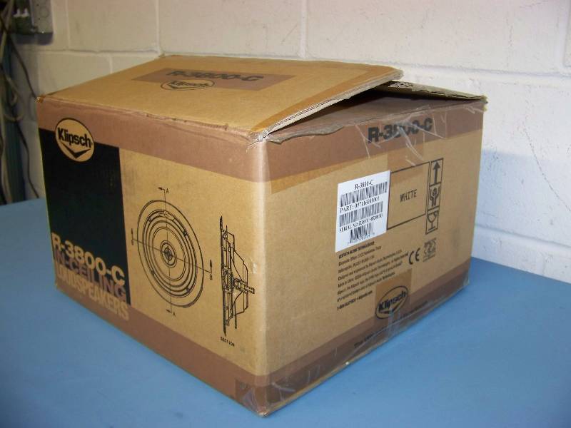 lot 80 image: (1) Klipsch, In-Ceiling Loudspeaker  Speaker in Original Box