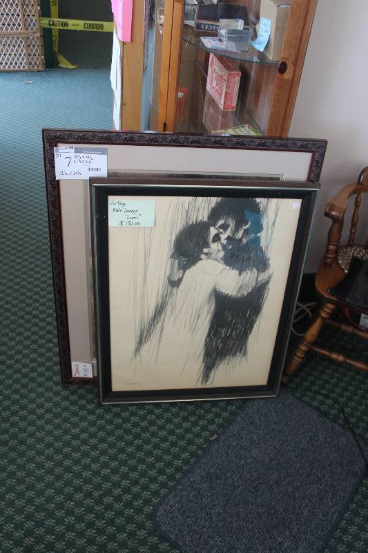 Lot of (3) Framed Wall Art