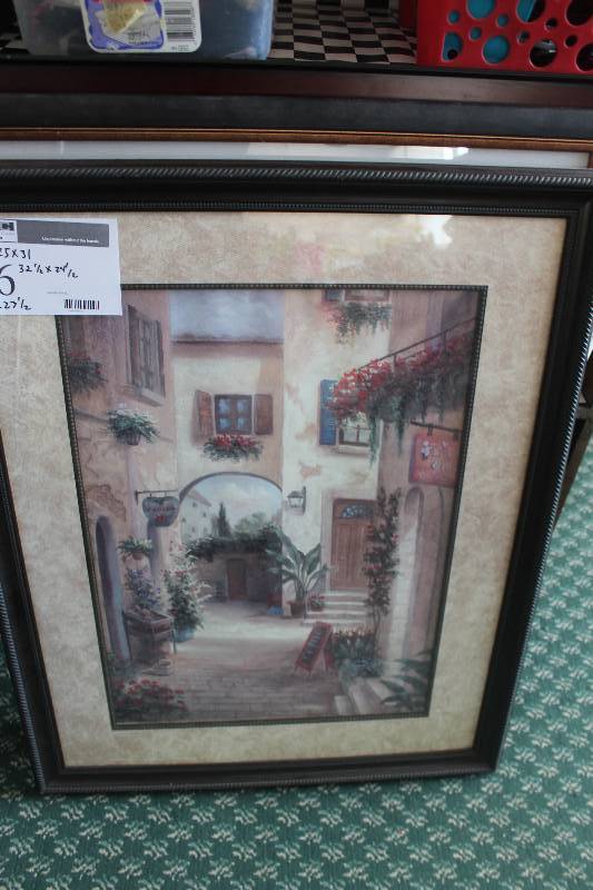 Lot of (3) Framed Wall Art