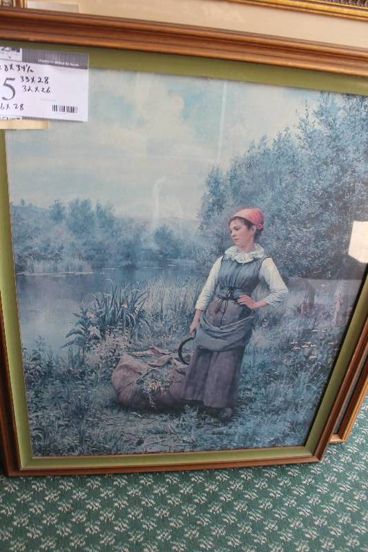 Lot of (4) Framed Wall Art