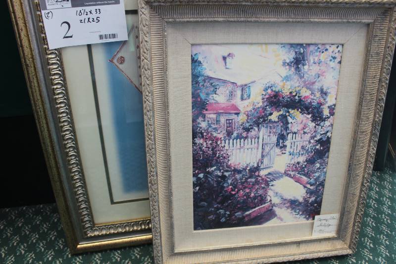 Lot of (2) Framed Wall Art