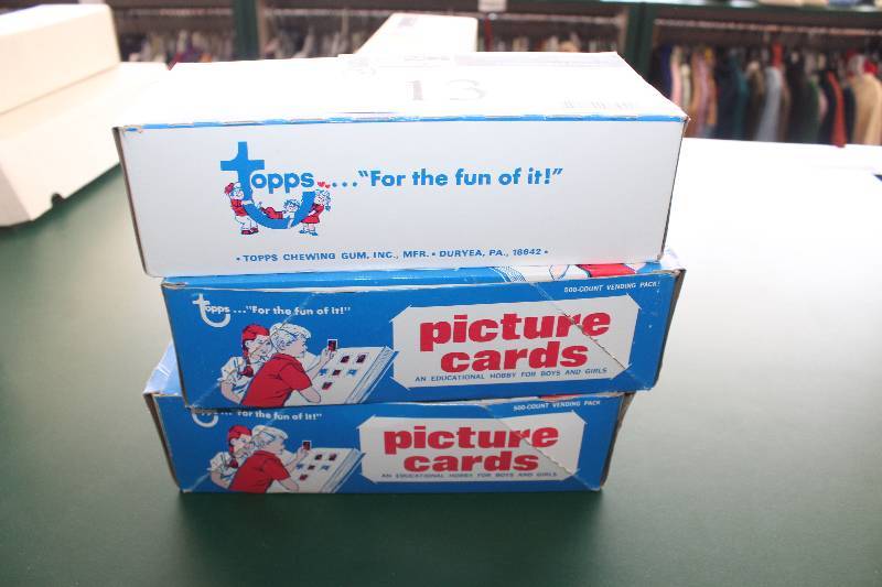 Lot of (3) Boxes of Baseball Cards