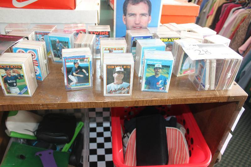 Shelf Lot of Baseball Cards