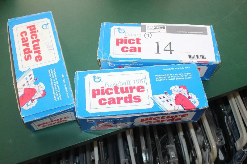 Lot of (3) Boxes of Baseball Cards