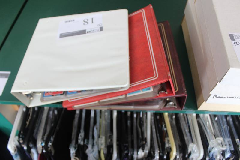 Box Lot of Baseball Cards in Albums