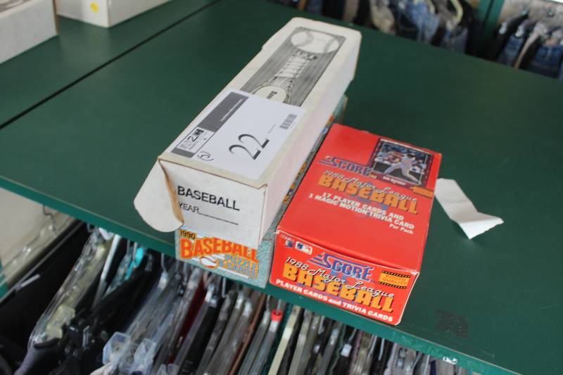 Lot of (3) Boxes of Baseball Cards