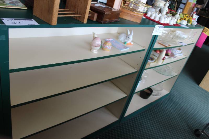 Lot of (2) Display Book Cases