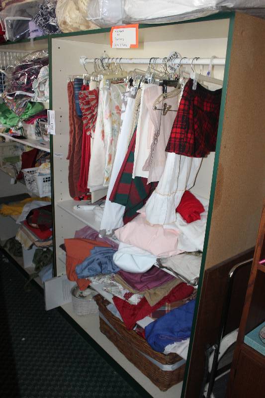 Lot of (2) Clothing Display Book Cases