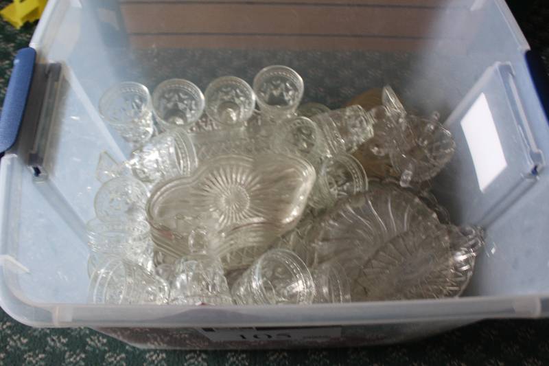 Box Lot of Glassware