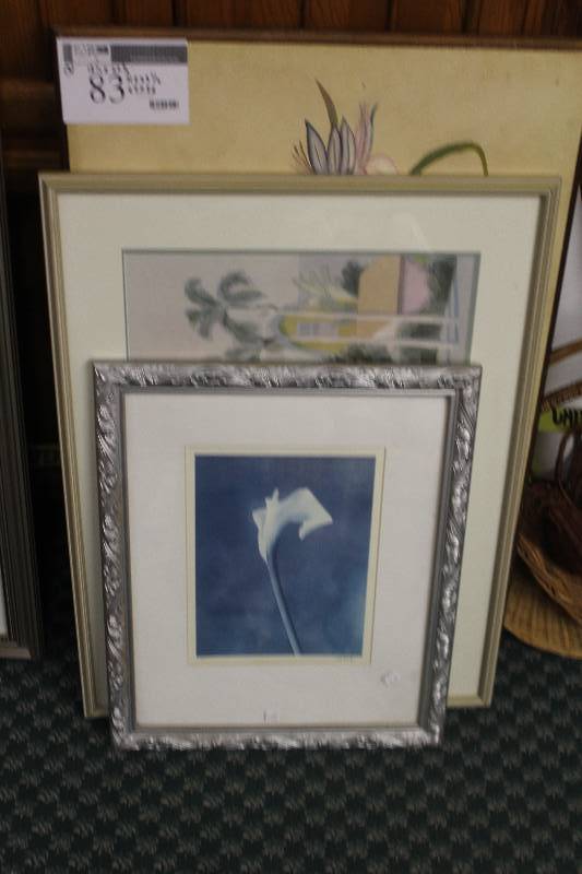 Lot of (3) Framed Wall Art