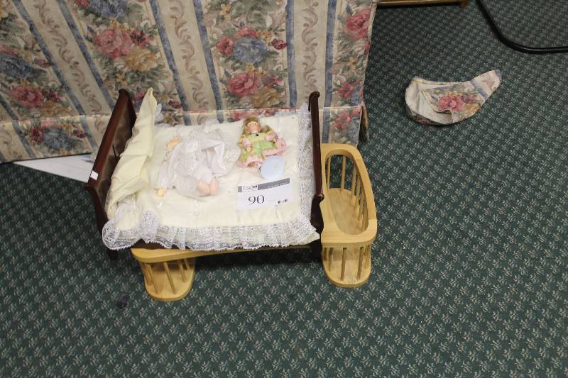Lot Including Magazine Rack Dolls Pillows