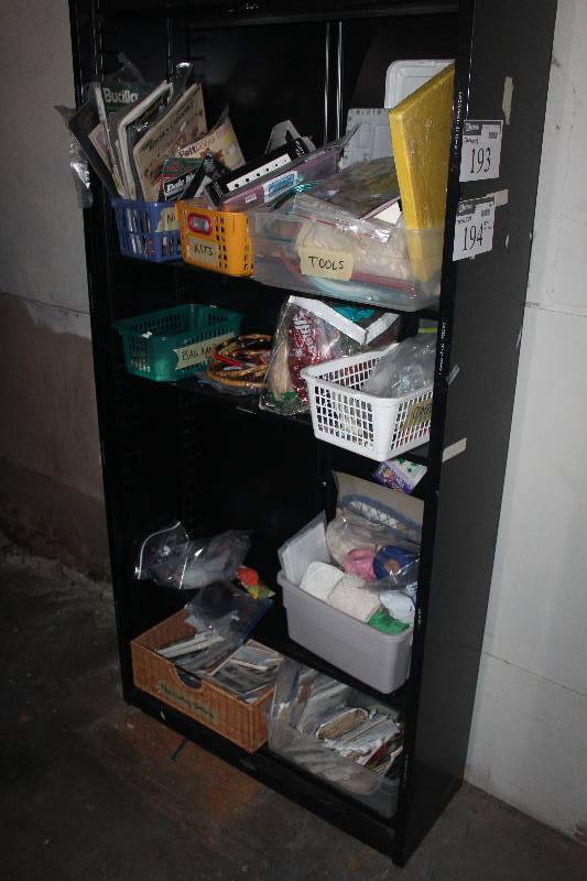 Contents of 4-Shelf Book Case Including Tools Books And More