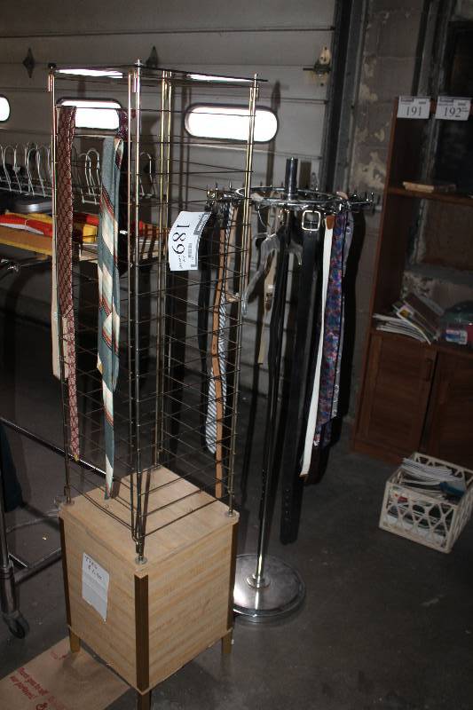 Lot of (2) Clothing Display Racks