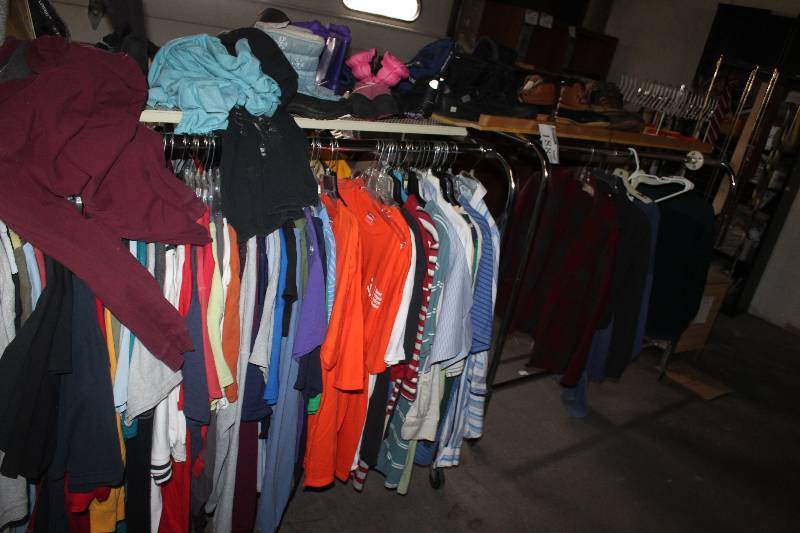 Lot of (2) Clothing Display Racks