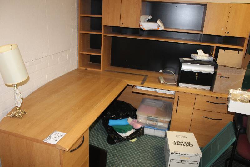 Lot of (2) Furniture Including Desk Chair