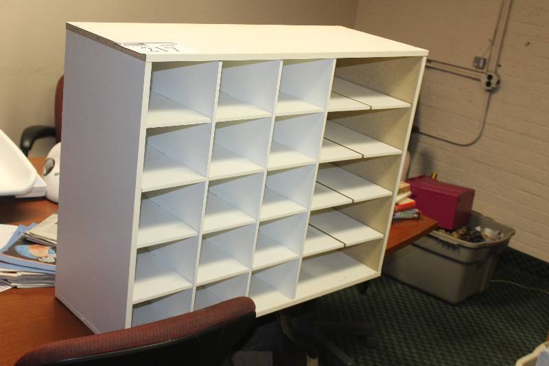 5-Shelf Divided Book Case