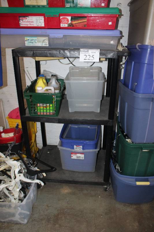 3-Shelf Metal Rolling Utility Cart