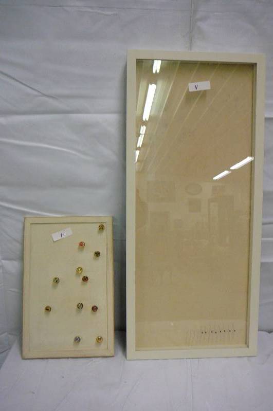 Glass Display Box & Cork Board