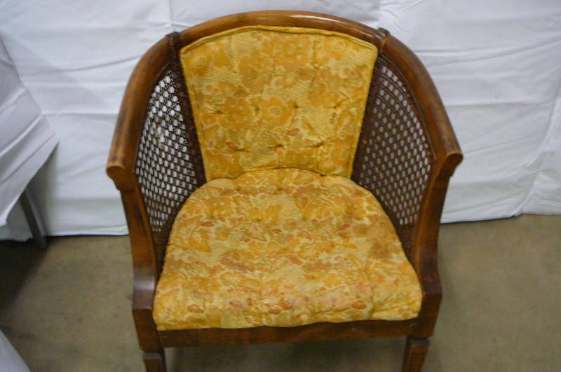Wooden Wicker Chair