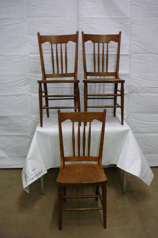 Vintage Oak Chairs