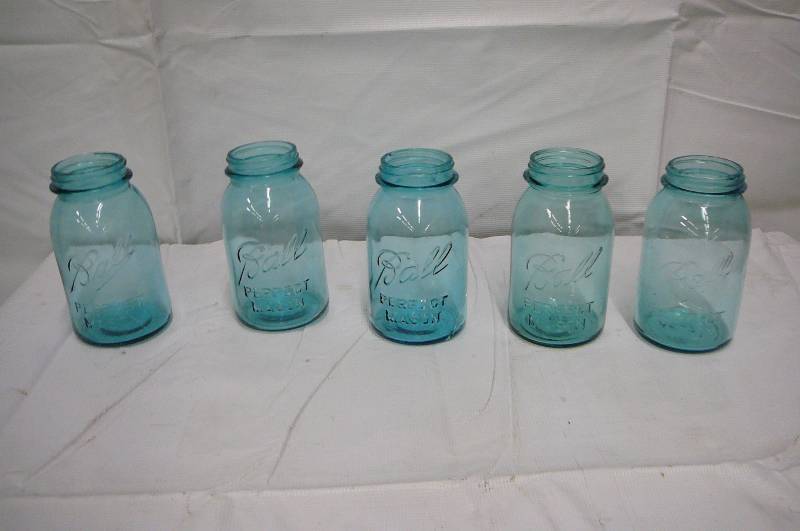 Blue Ball Mason Jars