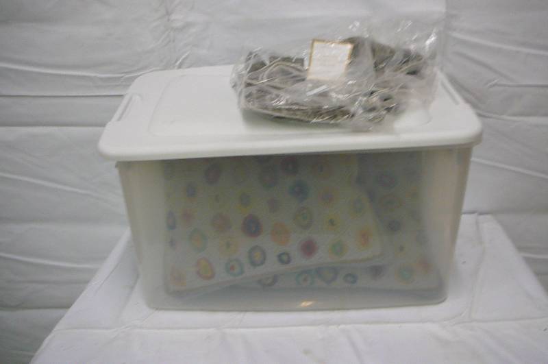 Clear Plastic Tote-Throw Pillows-New Pillow Covers