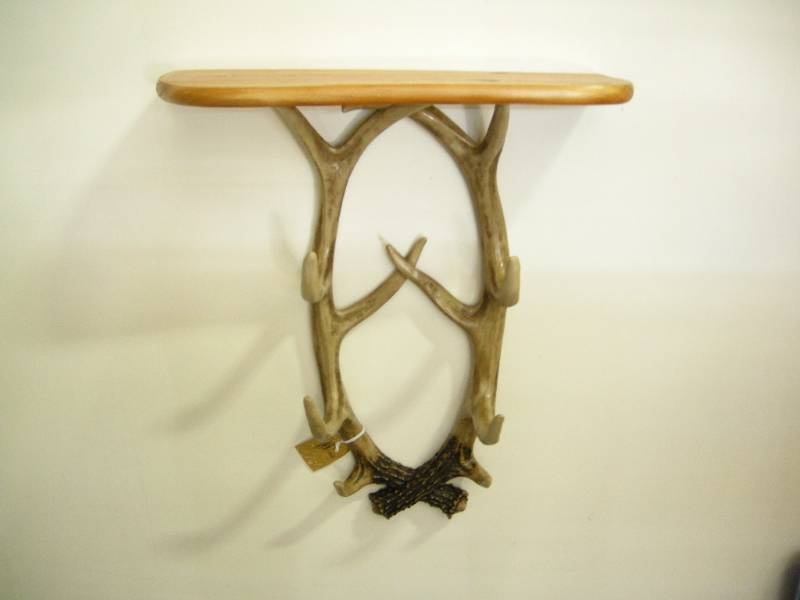 lot 6 image: Antler Shelf and Rack