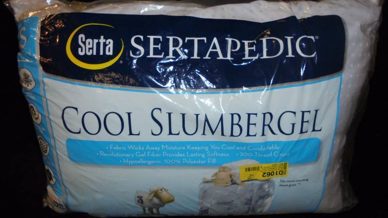 Sertapedic Pillow - NEW, Cool Slumber
