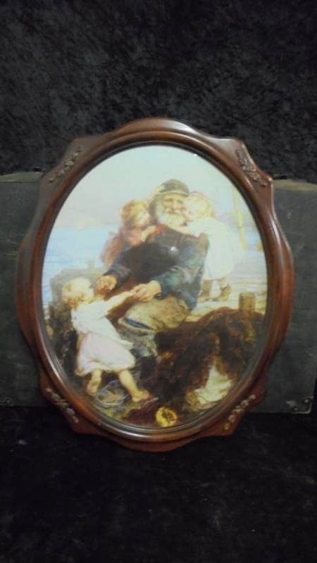Framed Art - Oval SailorChildren