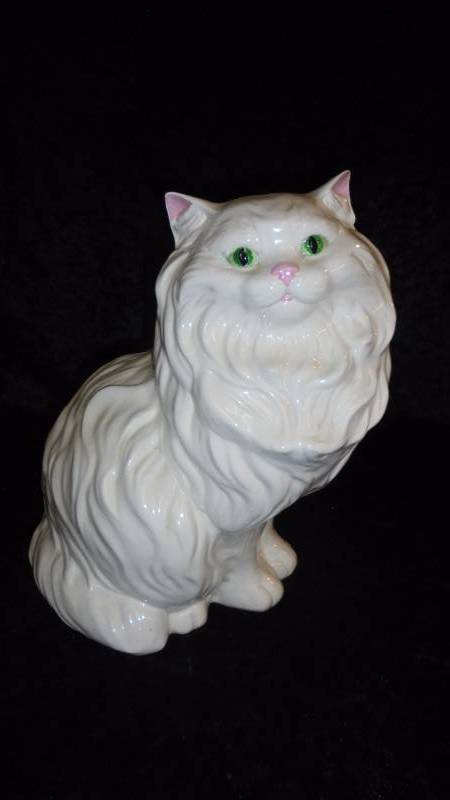 Ceramic Cat Figure