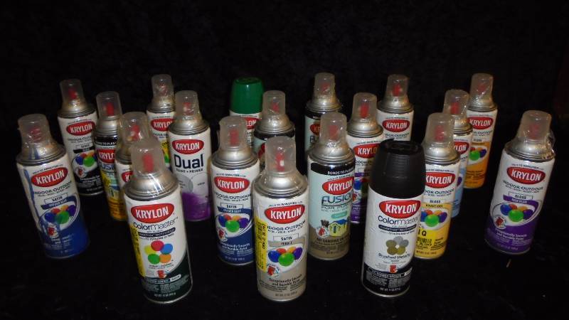 Lot - Spray Paint - Misc Colors
