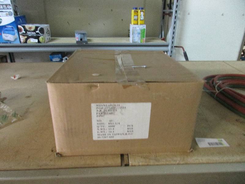 Case of new screws
