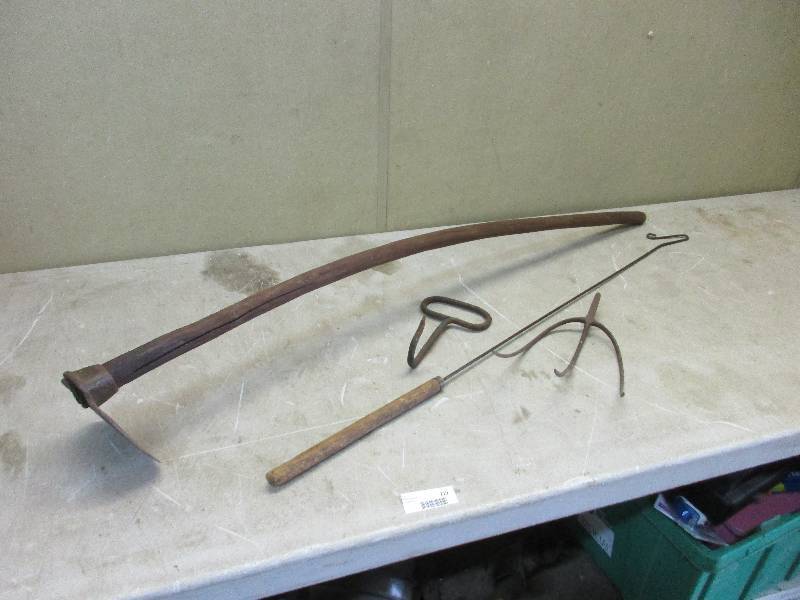 antique farm tools