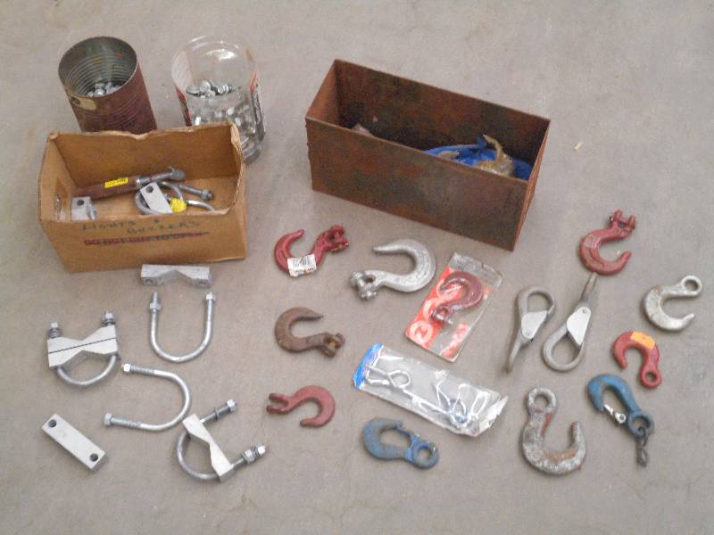 lot 39 image: (2) Bins Of Assorted NutsBolts, St...