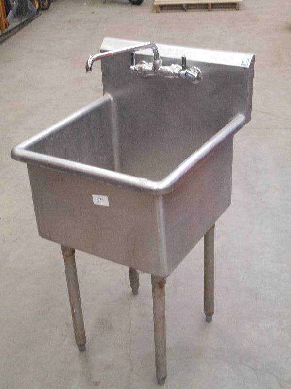 lot 54 image: NSF-Certified Stainless Steel Hand ...