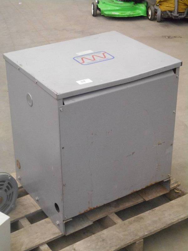 lot 59 image: 240480 Volt Delta Transformer ...