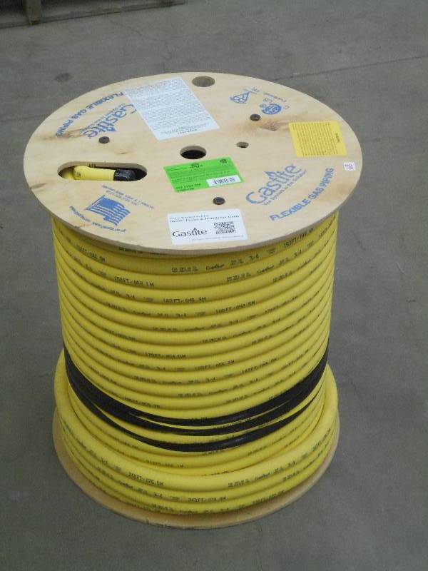 lot 78 image: Near Full 300ft Spool Of 34 GasTi...