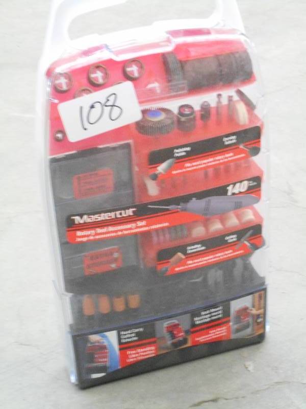 lot 108 image: New Mastercut Rotary Tool Accessory...