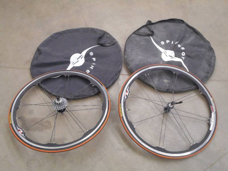 lot 111 image: (2) Spinergy Bicycle Wheels With Ma...